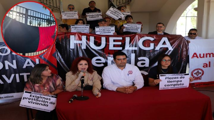 Académicos de la Universidad de Sonora estallan huelga; exigen mejores condiciones laborales