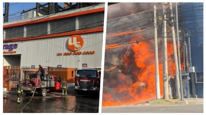 VIDEO: Controlan incendio en subestación eléctrica en la México-Toluca