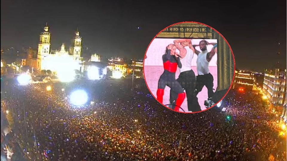 Concierto de Rosalía en el Zócalo