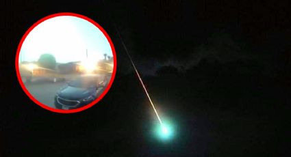 Así se vio el metoro bólido que atravesó el cielo de Nuevo León | Video