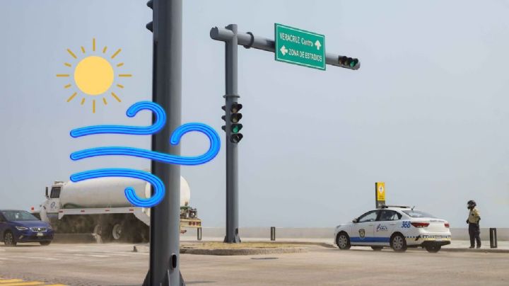 Frente frío: en esta zona de Veracruz el norte llegó a los 104 km/h