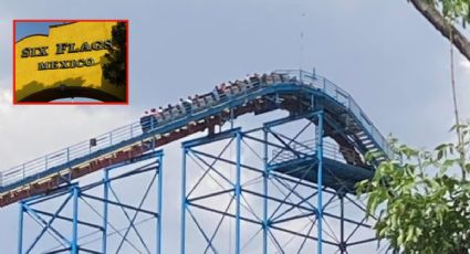 Pánico en las alturas: Falla en Superman de Six Flags deja colgados a paseantes