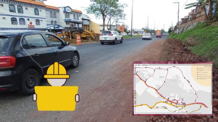 ¡Aguas! Por obra en Las Trancas, inicia cierre de circulación. Mira rutas alternas