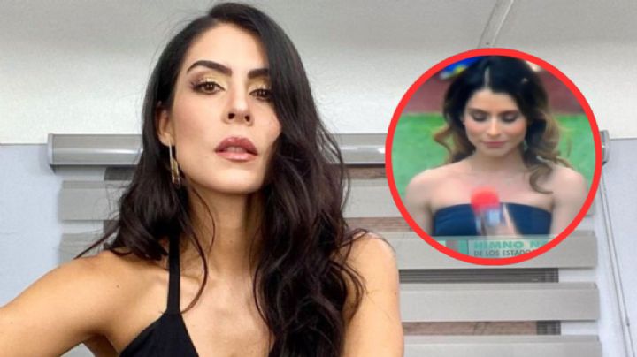 El oso de María León, se equivoca en el Himno y la abuchean en el Giants vs Padres: MLB en México