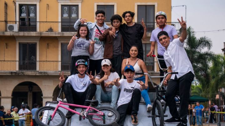 Se lleva a cabo la primera exhibición de ciclismo acrobático en Córdoba