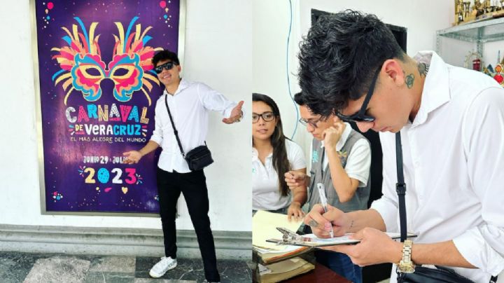 Antrax, youtuber de Orizaba se inscribe para ser rey del Carnaval de Veracruz 2023