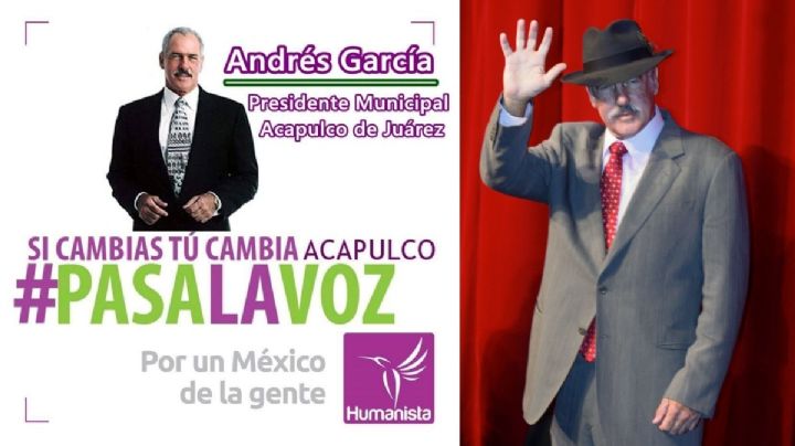 Andrés García, de actor a candidato de Acapulco