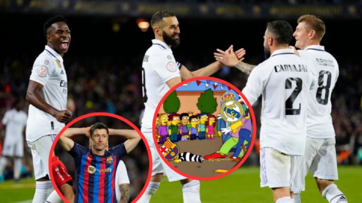 Los MEMES de la goleada del Real Madrid al Barcelona, los merengues a la final de Copa del Rey