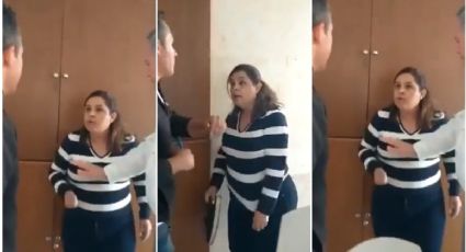 VIDEO | Lady Zapatilla: Mujer agrede a personal de su condominio por meterla en lista de morosos