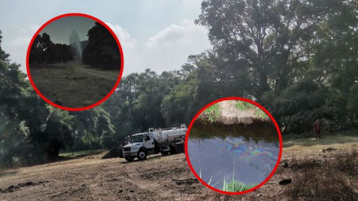 Fuga de hidrocarburo en Tepeji por toma clandestina contamina agua del río I Imágenes