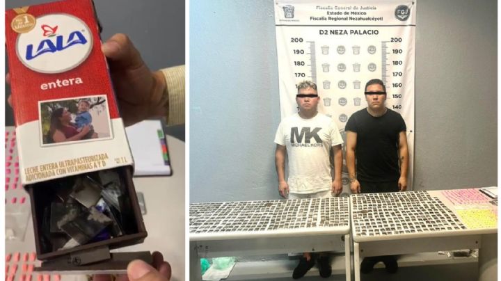 Los Lecheros, la banda que vendía droga en cartones de leche; así los capturaron en Neza