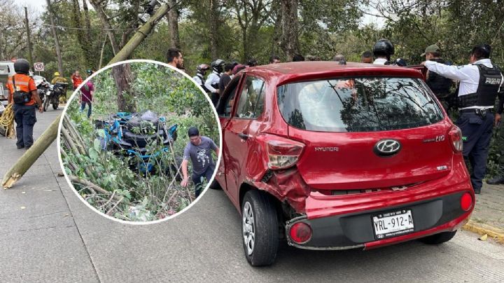 Accidente en Murillo Vidal de Xalapa deja lesionados. Esto se sabe