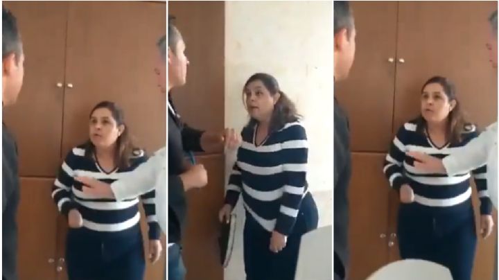 VIDEO | Lady Zapatilla: Mujer agrede a personal de su condominio por meterla en lista de morosos