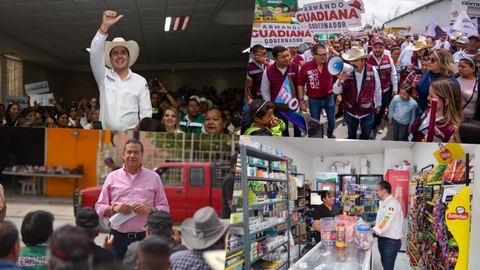 Los candidatos han usado sus redes sociales para compartir sus recorridos y mítines de campaña