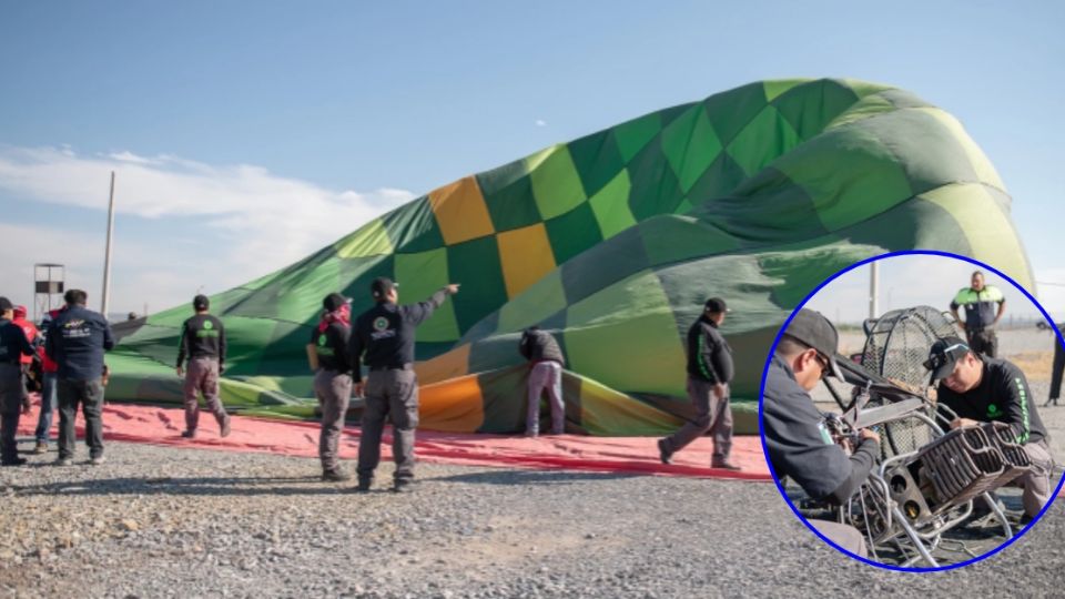 Autoridades municipales, encabezadas por el alcalde Mauricio Trejo revisaron las medidas de seguridad de los globos aerostáticos para evitar percances.