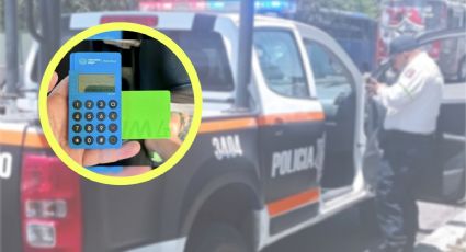 Policías del Edomex aceptan tarjeta para “mordida”, cargan con terminal