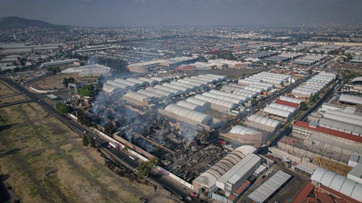 FOTOS| Lo siniestro detrás del incendio en Central de Abasto