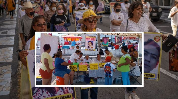 Madres venden pambazos en playa de Veracruz para seguir búsqueda de sus hijos