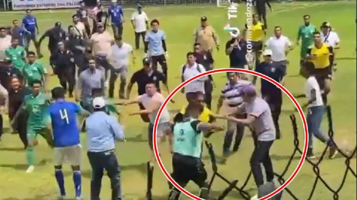 Agreden a ex árbitro de la Liga MX en partido amateur | VIDEO