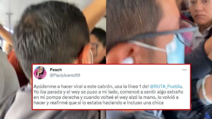 VIDEO: “Vengo en el RUTA y este wey me viene manoseando”: Mujer denuncia acoso sexual