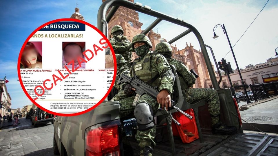 La Sedena confirmó que se trataba de la familia de un militar adscrito al 97 Batallón de Infantería.