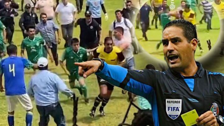 VIDEO I Agreden a exárbitro de la Liga MX Roberto García en Hidalgo