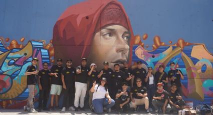 Conmemoran 50 años del Hip Hop pintando el Malecón del Río en León