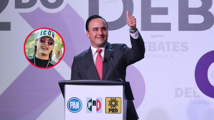 Elecciones 2023 en Coahuila: Manolo critica a rivales y se mete Peso Pluma