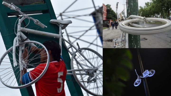 ¿La has visto? Te contamos que significan las bicicletas blancas en México