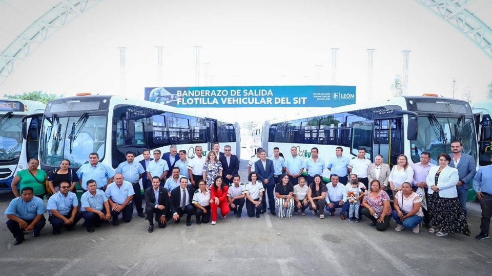 La presidenta municipal, Ale Gutiérrez destacó que el transporte de León es un referente nacional