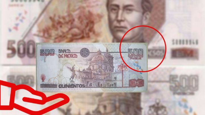 Así es el billete de 500 pesos que te deja miles de pesos para tu cuenta de ahorro