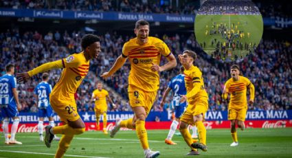 Barcelona campeón, su festejo fue opacado por ultras del Espanyol que intentaron agredir a jugadores