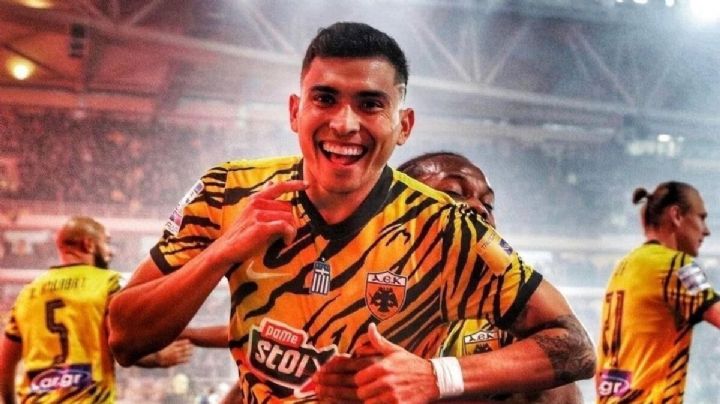 El gol con el que Orbelín Pineda celebró el título en Grecia con Matías Almeyda