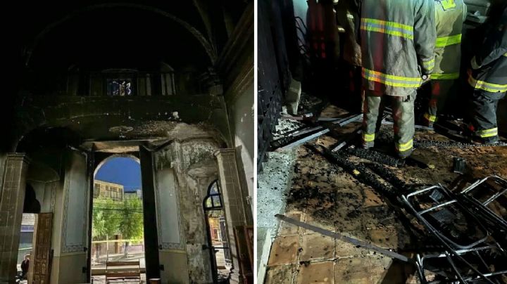 Queman el templo de Santiaguito en Irapuato