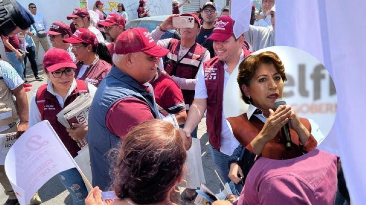 Estos funcionarios de Veracruz viajaron a mitin de Delfina Gómez en Edomex