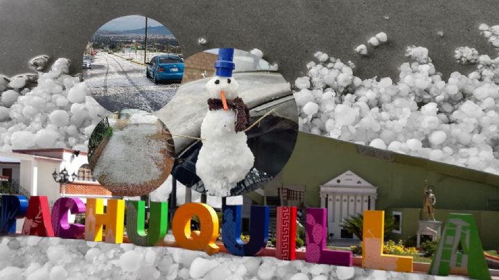 Granizo pinta de blanco las calles de Pachuquilla en Mineral de la Reforma | FOTOS