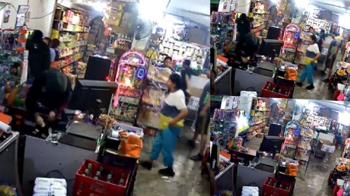 Ladrones roban tienda en Monterrey; dueño los persigue y termina herida una mujer | VIDEO