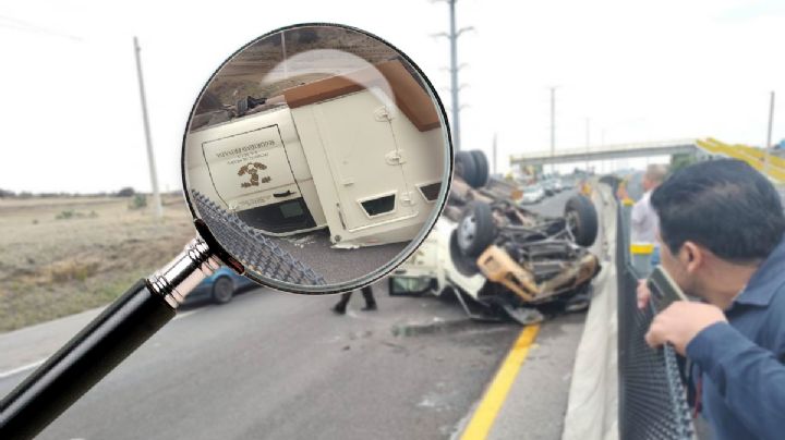 Vuelca camioneta de valores en la Pachuca-Tulancingo | FOTOS