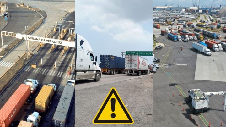Claves del conflicto camionero que tiene cerrado el puerto de Veracruz
