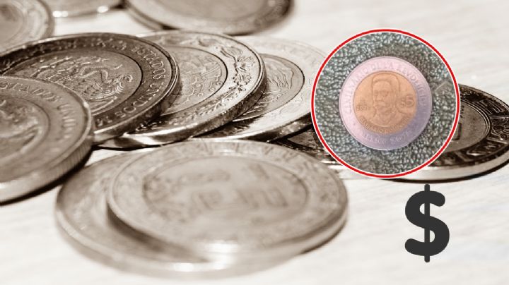 Revisa tu alcancía: Esta moneda de 5 te puede hacer ganar hasta 600,000 pesos