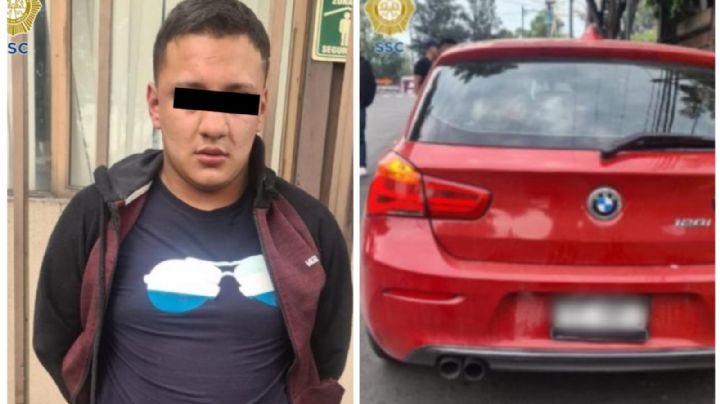 Por su BMW, cachan a ladrón que se robó 4 millones de pesos de camioneta de valores