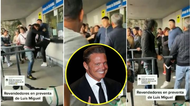 VIDEO: Boletos para Luis Miguel detonan pelea entre dos hombres en las casillas