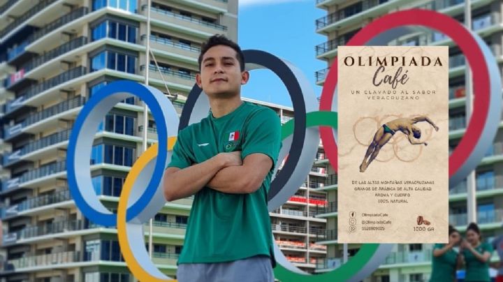 Por falta de apoyo, clavadista veracruzano vende café para ir a Olimpiadas París 2024