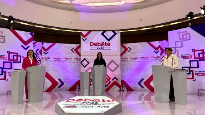 Segundo debate Edomex: seguridad, el tema en el que coinciden Delfina Gómez y Alejandra del Moral