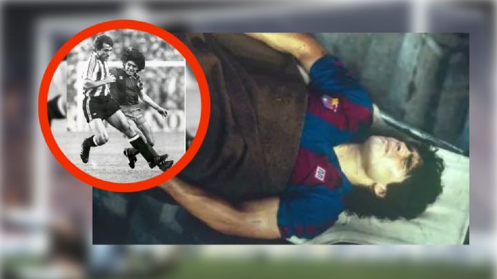 La dura entrada que recibió Maradona y que casi termina con su carrera futbolística