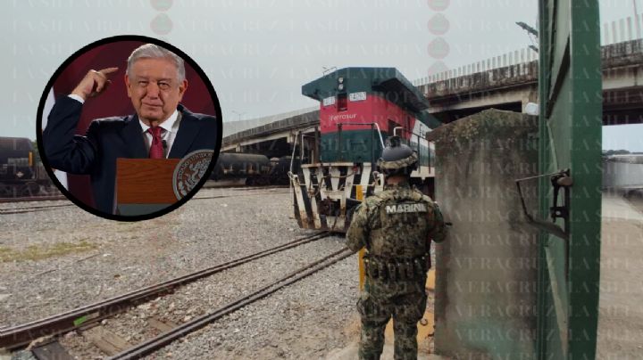 Tras decreto de AMLO, Marina toma control de Ferrosur en Coatzacoalcos
