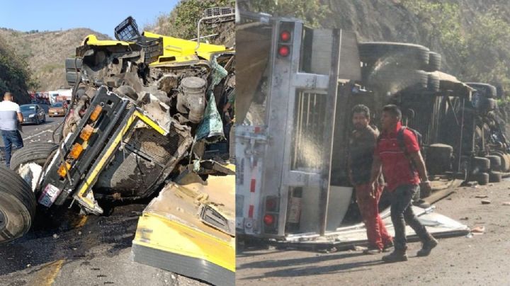 Un lesionado y rapiña tras volcadura de tráiler en Cumbres de Maltrata