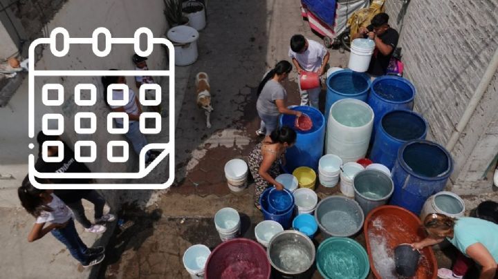 Estas 60 colonias de Xalapa SÍ tendrán agua este martes 4 de julio