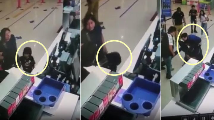VIDEO | La mejor empleada: salva a niño de 4 años de morir asfixiado en el cine