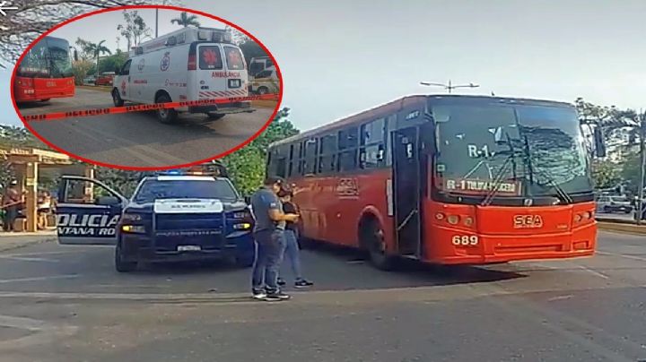 Asesinan a mujer a bordo de transporte público en avenida Tulum